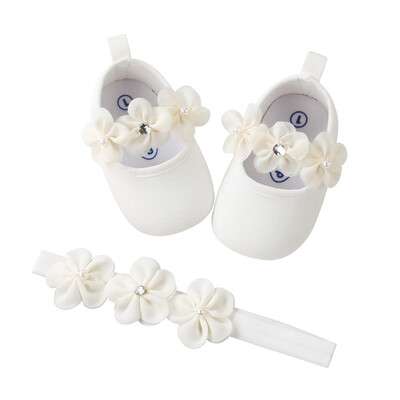 

Baby Hairband Girl Shoe Casual Shoes Sneaker Anti-slip Soft Sole Toddler Shoes