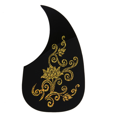 

Gold Phoenix And Dragon Pattern Acoustic Guitar Pickguard Pick Guard Sticke