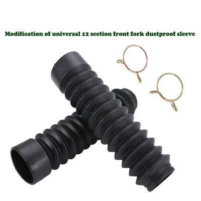 

2pcs Universal Motorcycle Front Fork Cover Motorcycle Gator Fork Boots Rubber