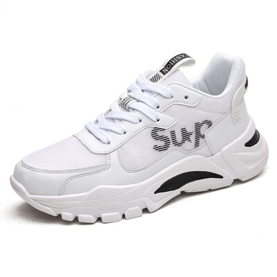 

Mens shoes white shoes sports casual running shoes mens mesh cloth wild old tide shoes