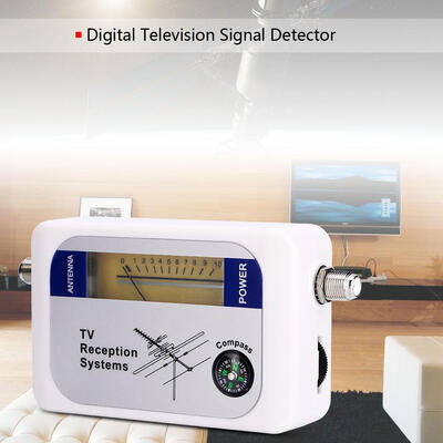 

Greensen Mini DVB-T Finder Digital Aerial Terrestrial TV Antenna Signal Strength Meter Detector Receiver