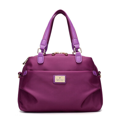 

Oblique backpack Joker slung womens light shoulder slung Oxford cloth nylon bag middle-aged mother bag