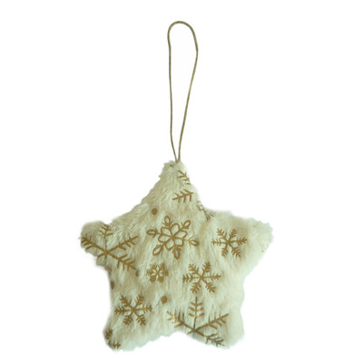 

Toponeto Christmas Decor Gifts Plush Pendant Tree Ornament Party Home Hanging Decor