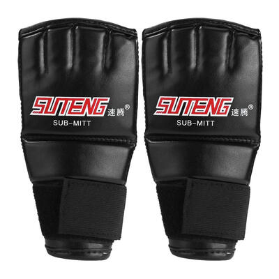 

Half Finger Fighting MMA Boxing Sports PU Leather Gloves Sanda Punch Gloves