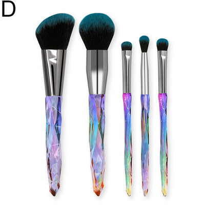 

5Pcs Professional Colorful Powder Foundation Blush Makeup Brushes Cosmetic Tools