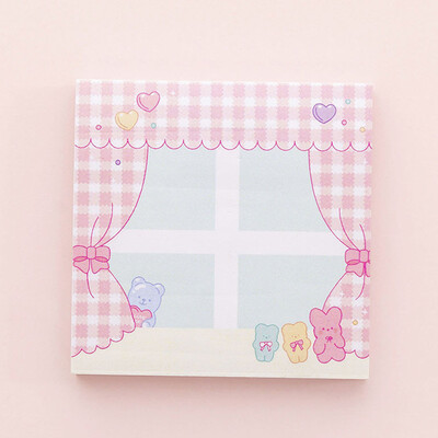 

80Pcs Cartoon Sticky Notes Memo List Planner Diary Message Notice Reminder Paper