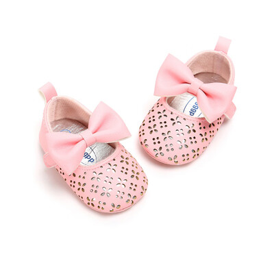 

2018 Toddler Newborn Baby Girl Shoes Crown Floral Princess First Walkers Soft Sole Anti-Slip Prewalker For Baby Girls