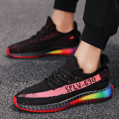 

Summer deodorant breathable sports casual running net shoes mens cloth shoes Korean version of the trend of wild youth canvas mens shoes