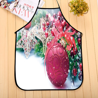 

Toponeto Christmas Decoration Waterproof Apron Kitchen Aprons Dinner Party Apron