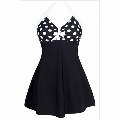 

Strapless straps boxer briefs multi-color one-piece swimsuit