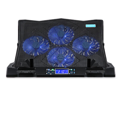 

K6 4 Fan 2 USB Laptop Cooling Fan Cooler LED Notebook Cooler Computer USB Fan Stand for Laptop PC 156-17