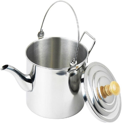 

3000ML Outdoor Camping Pot Stainless Steel Kettle Tea Kettle Coffee Pot