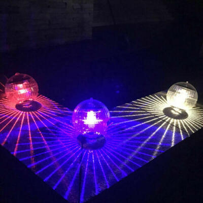 

Solar Power Floating Rotate Waterproof LED Light Ball Pond Pool Path Lamp