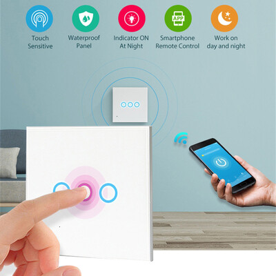 

〖Follure〗Light Smart Switch WiFi Wireless Remote Control Wall Switch With Alexa Google EU