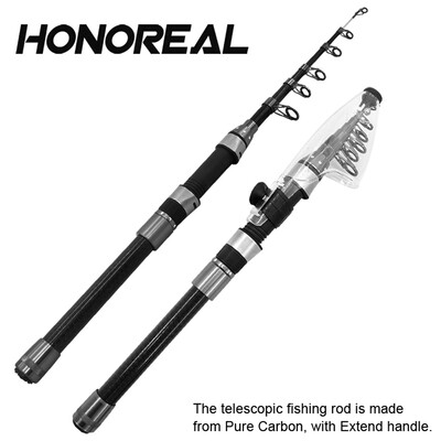 

Travel Boat Carbon Spinning Telescopic Fishing Rod for Freshwater&Saltwater