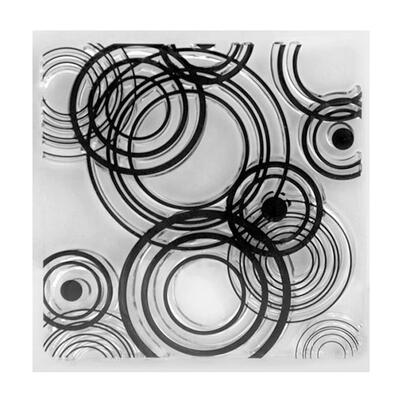 

Circles DIY Clear Stamp for Scrapbooking Transparent Silicone Seal Sheet