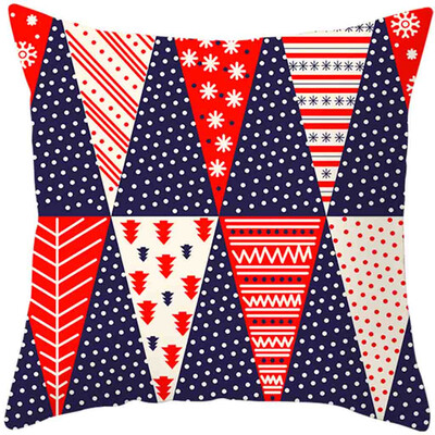 

Tailored 2020Merry Christmas Pillow Cases Cotton Linen Sofa Cushion Cover Home Decor