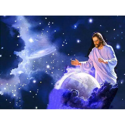 

5D DIY Full Drill Diamond Painting Easter Earth Cross Stitch Embroidery Kit