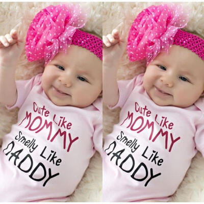 

Cute Newborn Infant Baby Girls Cotton Bodysuit Romper Jumpsuit Outfits Clothes 0-18M
