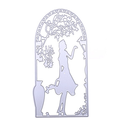 

Metal Steel Cutting Die Stencil Women Scrapbooking Album Paper Card Craft