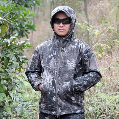 

Combat Outdoors Jacket Men Sport Water-resistant Hunting Clothes Windproof Jacket for Autumn & Winter