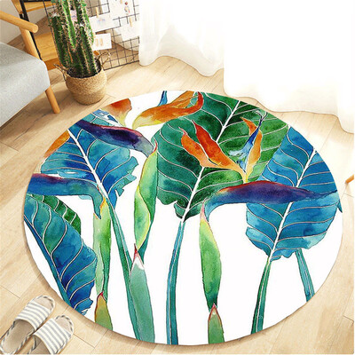 

〖Follure〗Botany Elements Blanket Round Bathroom carpet 60cm