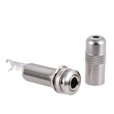 

Acoustic Electric Guitar 635mm 14 Inch Mono Output End Pin Endpin Jack Socket Plug with 30mm Rear Cover Copper Material