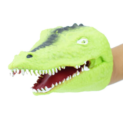 

Tailored Crocodile Hand Puppet Baby Infant Kid Toy Plush Toys Silica Gel Spoof