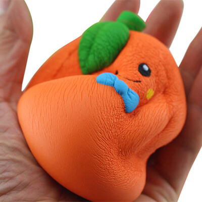 

〖Follure〗Squeeze Expression Orange Cream Bread Scented Slow Rising Toys Phone Charm Gifts