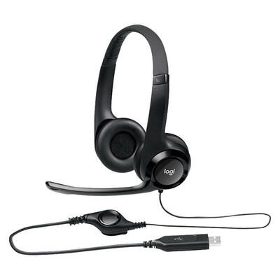 

Logitech H390 USB Wired Headphone Stereo Music Gaming Earphone wMicrophone