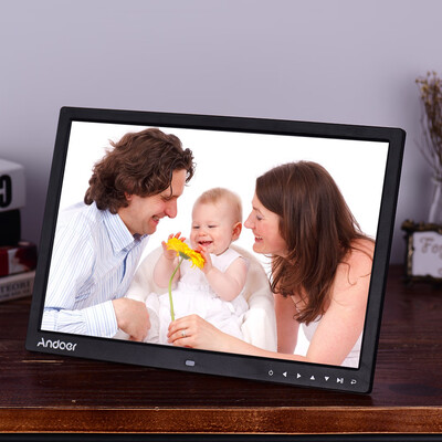 

Andoer Upgraded 17 Inch LED Digital Photo Frame Electronic Picture Photo Album 1080P Advertising Machine 1440900 High Resolution