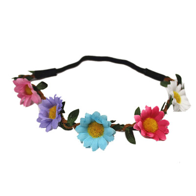 

〖Follure〗Fashion Flower Head Chain Jewelry Hollow Elastic Hair Band Headband Wedding