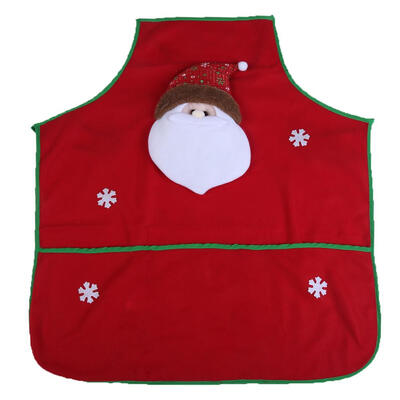 

Home Christmas Ornaments Non-Woven Fabric Apron Party Decoration