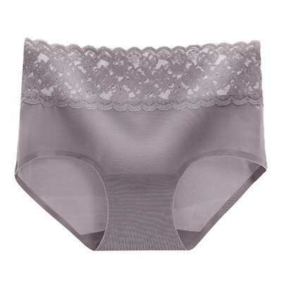 

Womens briefs Sexy Panties Lace stretching Boyshort High waist underwear Female Sexy Seamless Ultra-thin Lingerie