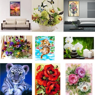 

2017 New DIY 5D Diamond Embroidery Painting Cross Stitch Craft Kit Home Decor