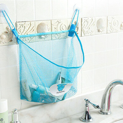 

Exquisite Life Essential Double Suction Cup Hanging Storage Bag Bathroom Mesh Bag - Colourful Cloth Random