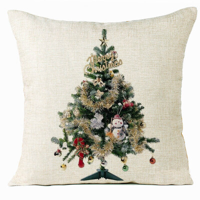 

Siaonvr Xmas Christmas Tree Sofa Bed Home Decoration Festival Pillow Case Cushion Cover
