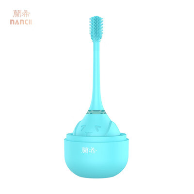 

360° childrens electric toothbrush cartoon capsule design three-speed adjustable wireless charging belt can replace 3 in-line c