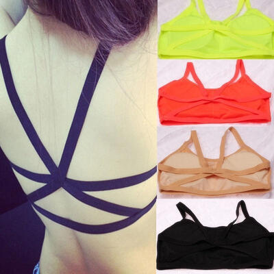 

Fashion Women Sexy Cagged Bra Tank Bustier Vest Crop Top Bralette Blouse Shirt