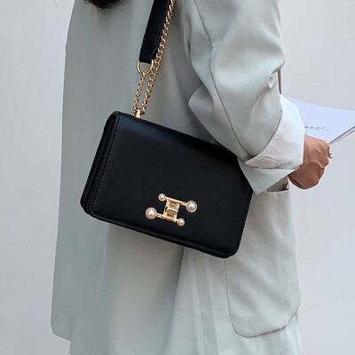 

Summer high-end bag female 2019 new wave Korean fashion casual wild chain single shoulder slung small square bag