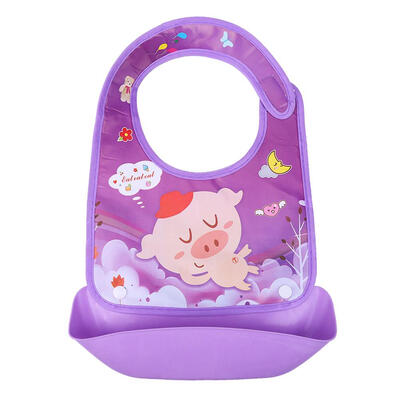 

Baby Bib Newborn Waterproof Cute Cartoon Saliva Towel Infant Feeding Apron
