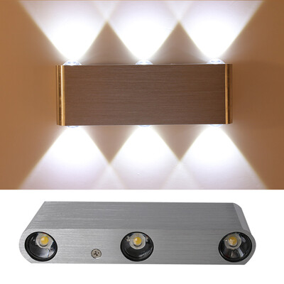

〖Follure〗Led Simple Rectangular Wall Lamp Hotel Living Room Aisle Bedroom Bedside Lamp
