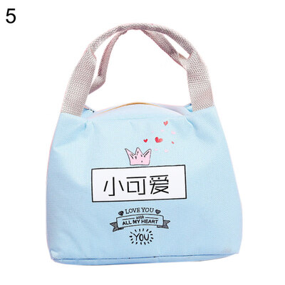 

Portable Cat Dolphin Thermal Insulated Meal Bento Tote Lunch Bag Picnic Pouch