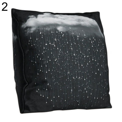 

Double-sided Printed Tree Moon Mountain Pillow Case Cushion Cover Sofa Bed Decor