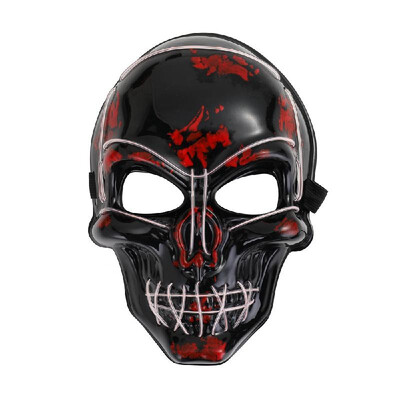 

Light Up LED Skeleton Skull Mask HalloweenHoliday Light Costume Accessory Scary Frighten Party Mask
