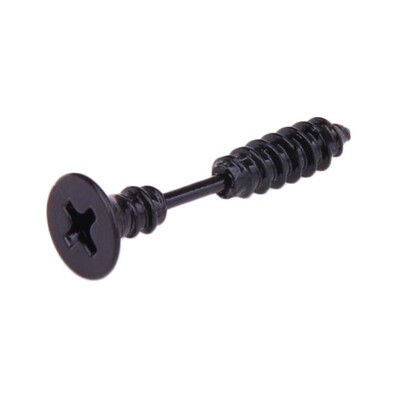 

Quality Titanium Steel Screws Earrings New Personality Gold Boys&Girls Popular Earrings