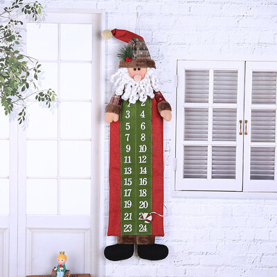 

Siaonvr Christmas Old Hairy Man Calendar Advent Countdown Calendar Wall Calendar