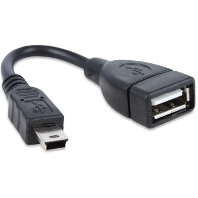

USB A Female to Mini USB B 5 Pin Male Adapter Cable