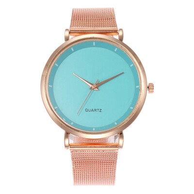 

RM Fashion Magnetic buckle Dazzling women Mesh Belt Watch ladies Quartz Analog