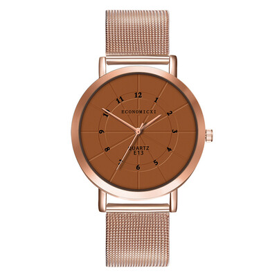 

Hot Sale Women Watch Luxury Thin Dial Casual Quartz Clock Mesh Belt Strap Fashion Rose Gold Wrist Watch Relogio Feminino